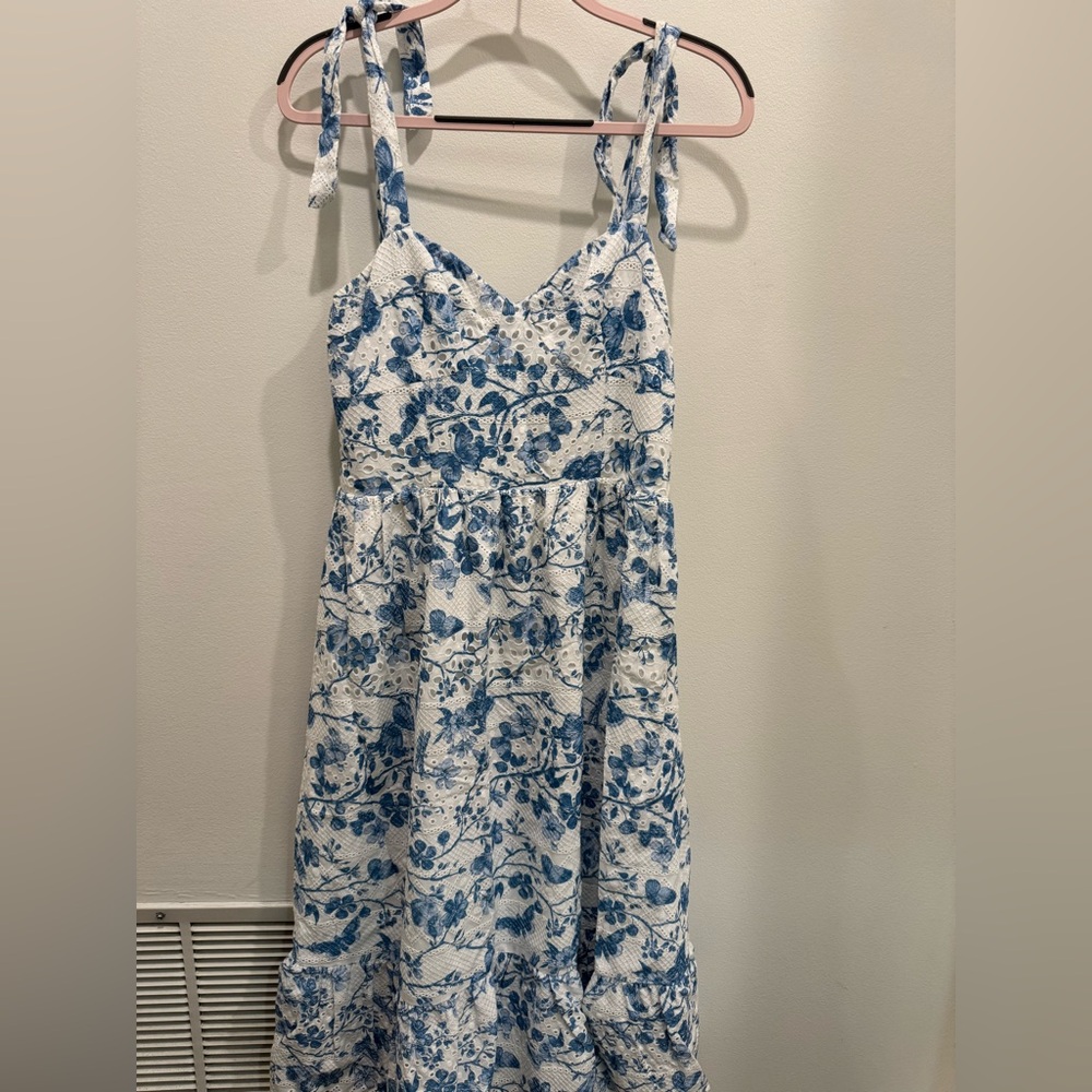 Steve Madden Blue and White Floral Dress